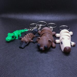 Kit 4 chaveiros animais 1