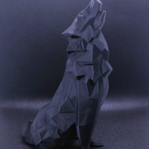Lobo preto decorativo 0